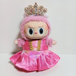 Custom Disney Princess Aurora Dress and Crown Made to Fit Labubu
